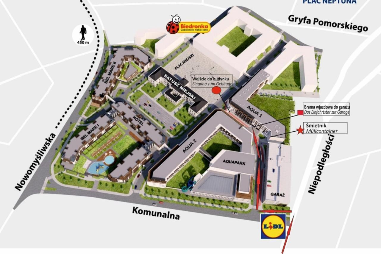 Apartament "Adell" - Miedzyzdroje, Bella Mare Aqua 1 Exteriör bild